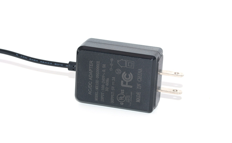 MX15U系列 5V3A電源適配器小體積過UL CE 3C認證